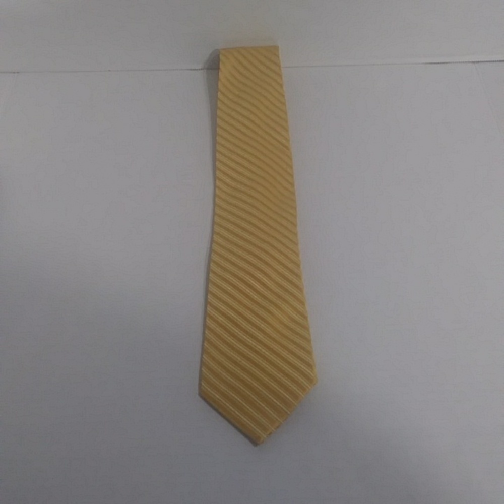 Jones New York Signature Men's Gold Striped Tie *EUC*